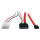 SATA-Kabel - Slimline SATA 13-polig - 7-poliges SATA, interne Stromversorgung, 2-polig