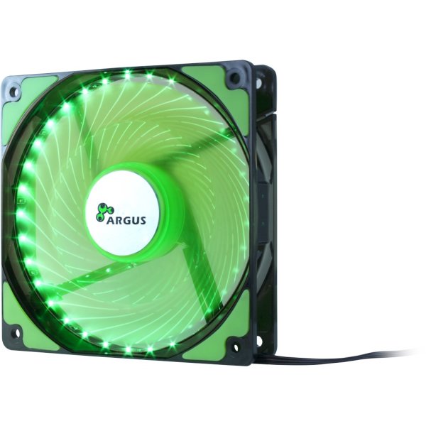 Fan Argus L-12025 GR, 120mm LED, Green