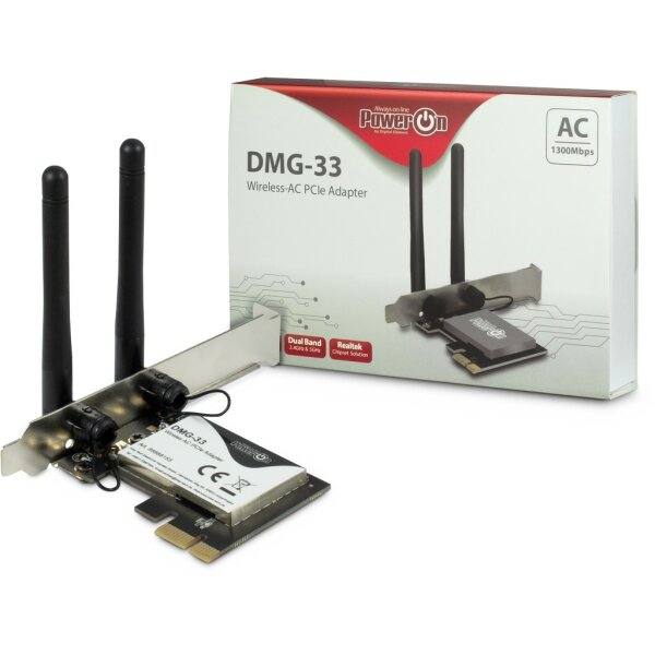 NT &quot;PowerOn&quot; DMG-33 Wi-Fi 5 PCIe Adapter