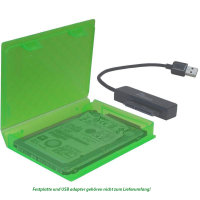 HDD-Schutzboxen 2,5&quot; Transportbox f&uuml;r Festplatten / SSD gr&uuml;n